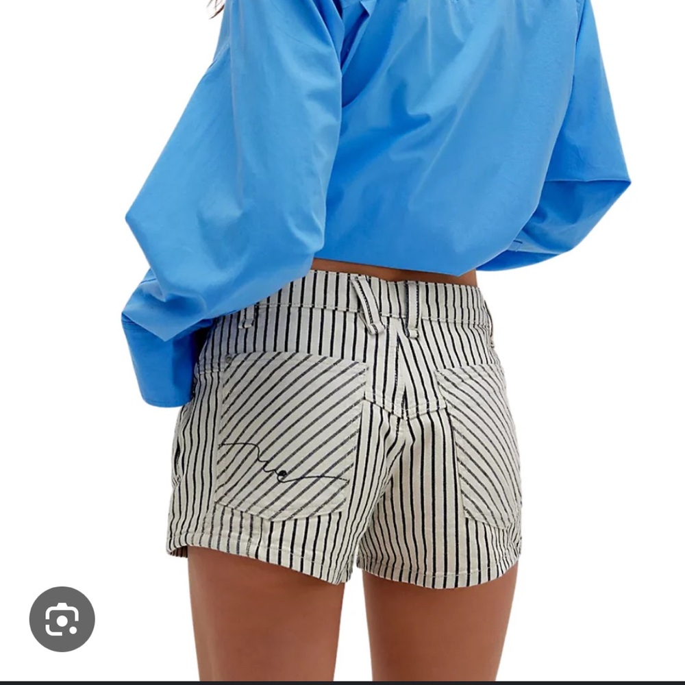 NWT We The Free Now or Never  Black and White Shorts size 28